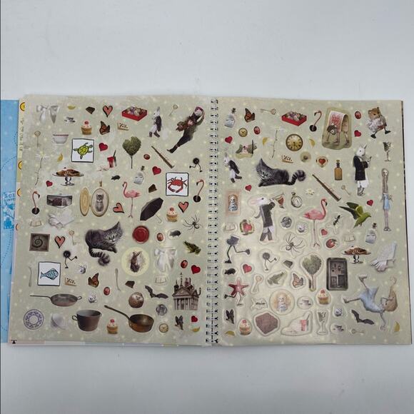 ALICE IN WONDERLAND Kids Coloring Creativity Book Gift Disney Arts & Crafts NWT - Picture 5 of 13